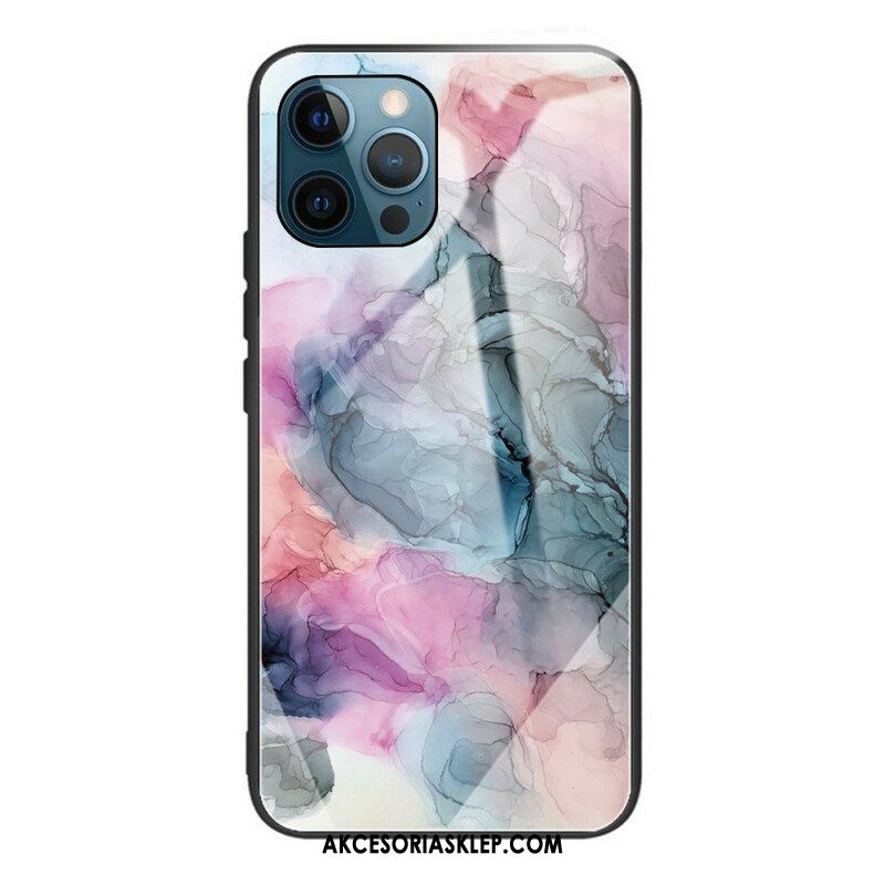 Etui do iPhone 13 Pro Marmurowe Szkło Hartowane