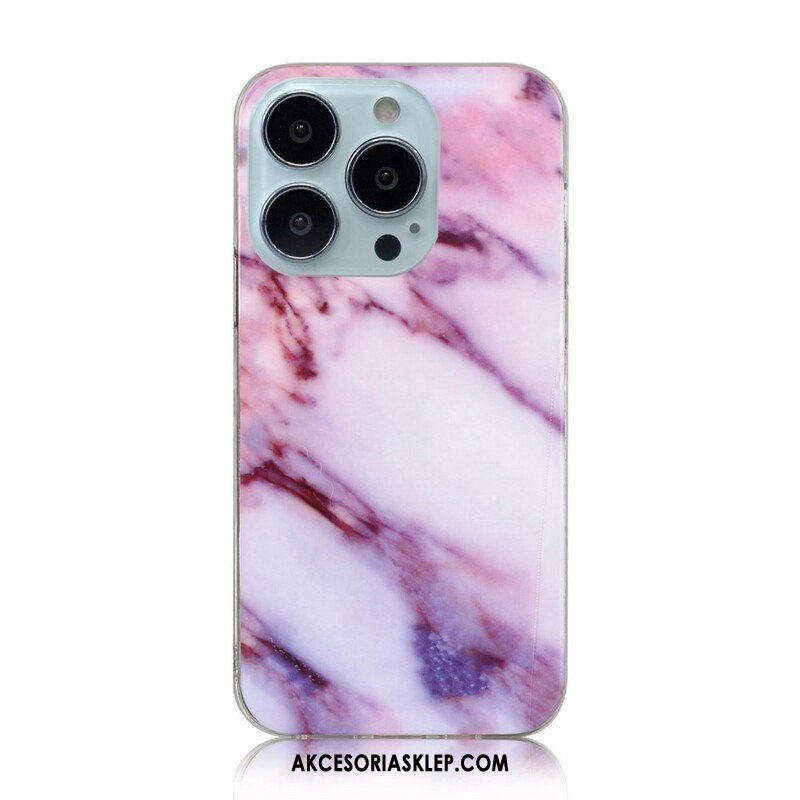 Etui do iPhone 13 Pro Max Uproszczony Marmur