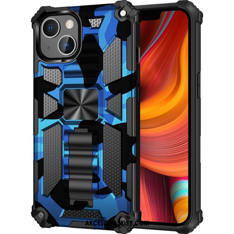 Etui do iPhone 13 Pro Max Zdejmowane Wsparcie Kamuflażu