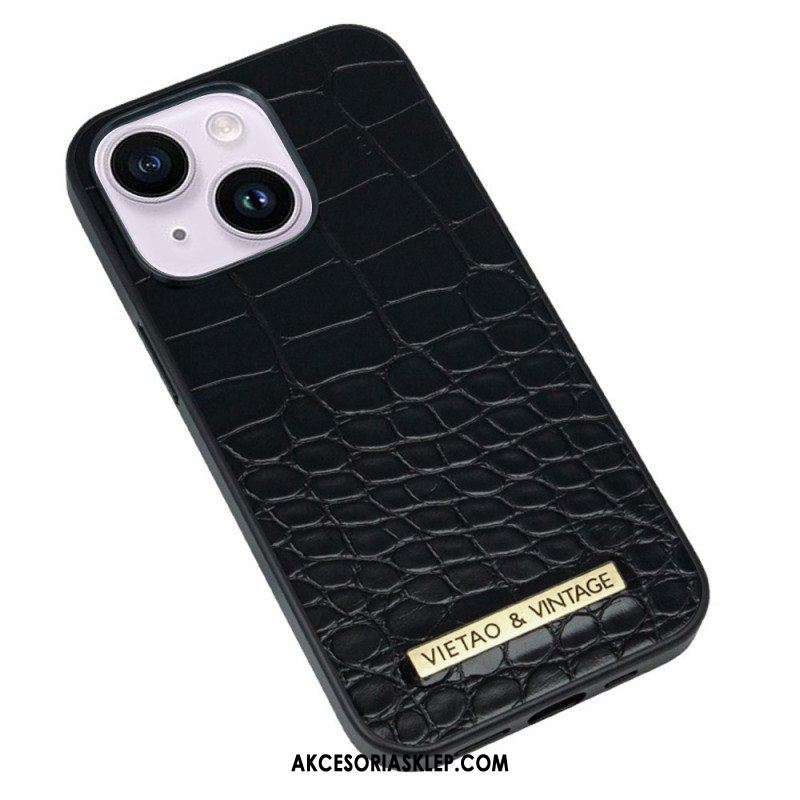 Etui do iPhone 14 Plus Efekt Skóry Krokodyla Vietao