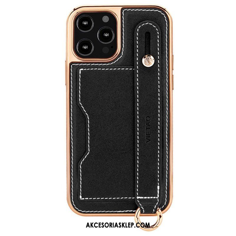 Etui do iPhone 14 Pro Max Etui Na Karty Z Paskiem Podtrzymującym Vietao