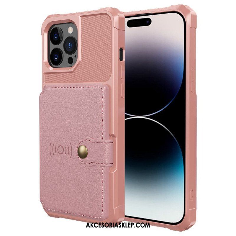 Etui do iPhone 14 Pro Max Zintegrowany Uchwyt Na Kartę