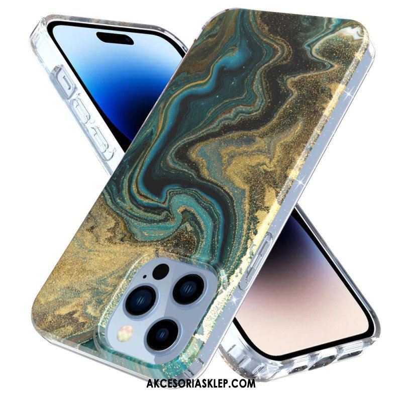 Etui do iPhone 14 Pro Pojedynczy Marmur