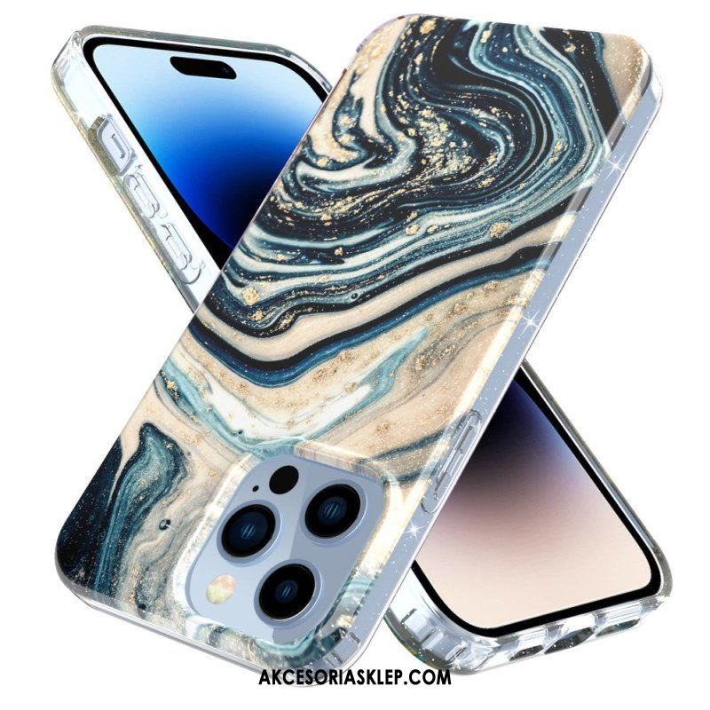 Etui do iPhone 14 Pro Pojedynczy Marmur