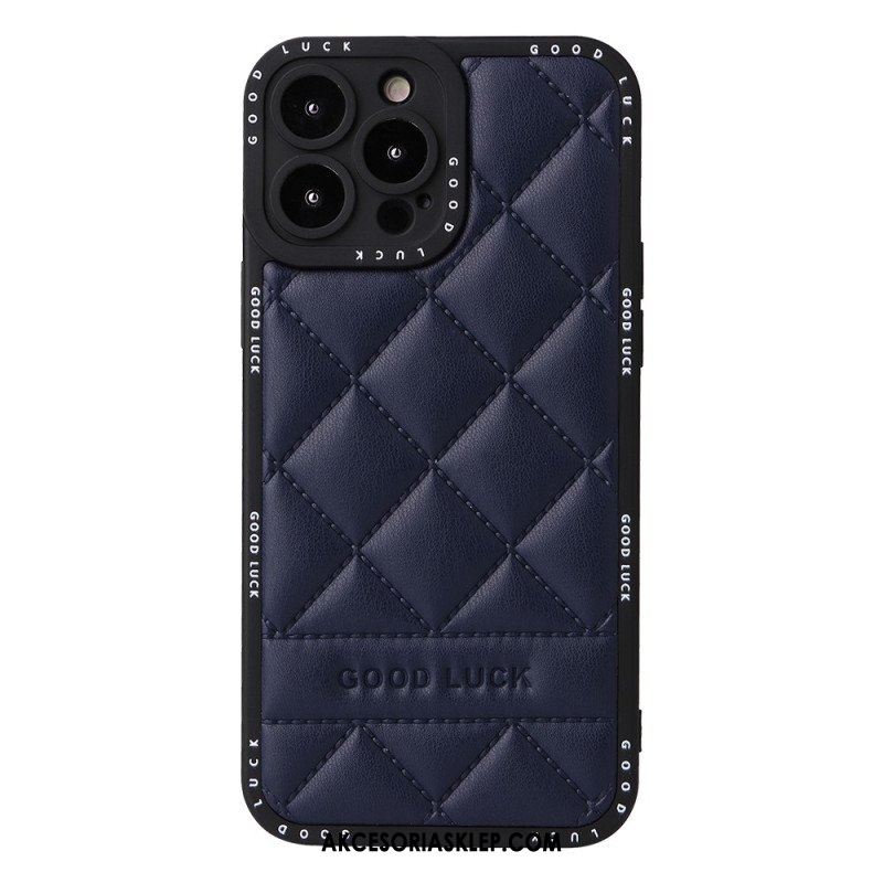 Etui do iPhone 14 Pro Powodzenia Pikowane