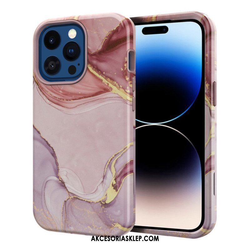 Etui do iPhone 14 Pro Wspaniały Marmur