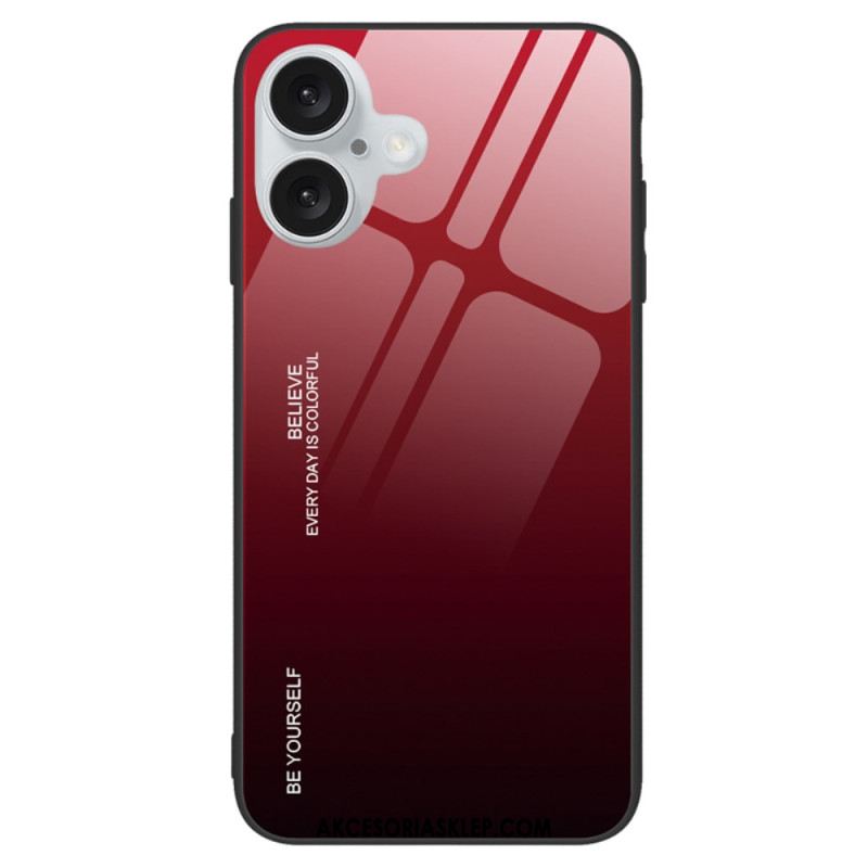 Etui iPhone 16 Plus Bądź Sobą Szkło Hartowane