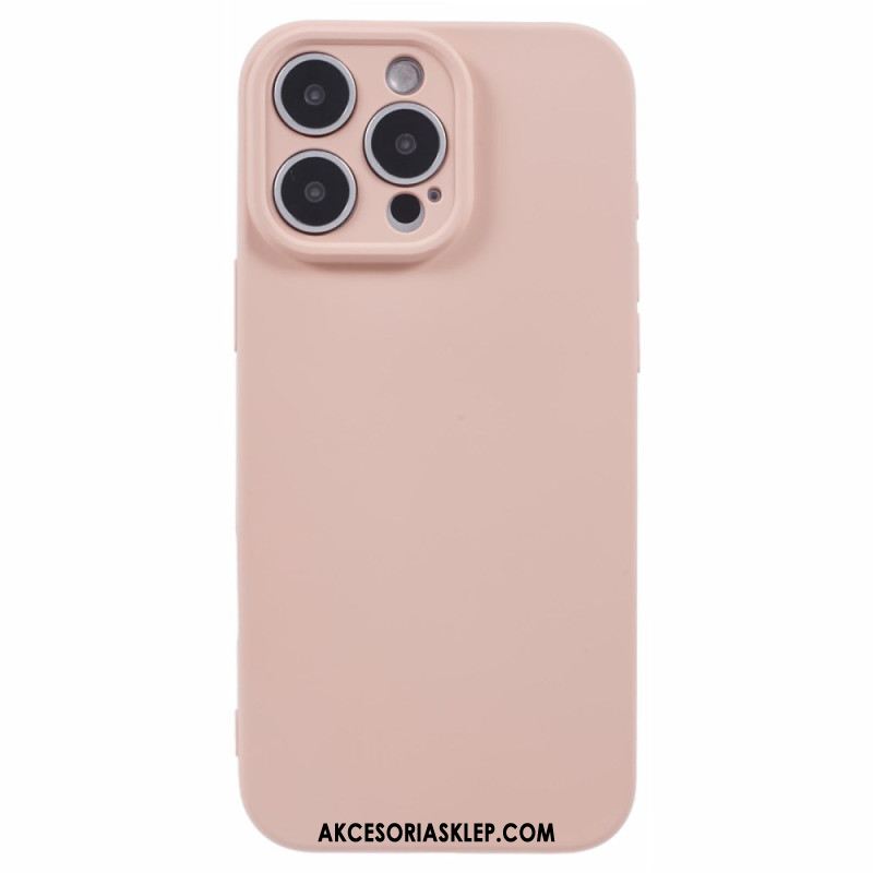 Etui iPhone 16 Pro Silikon Z Wyściółką Z Włókna