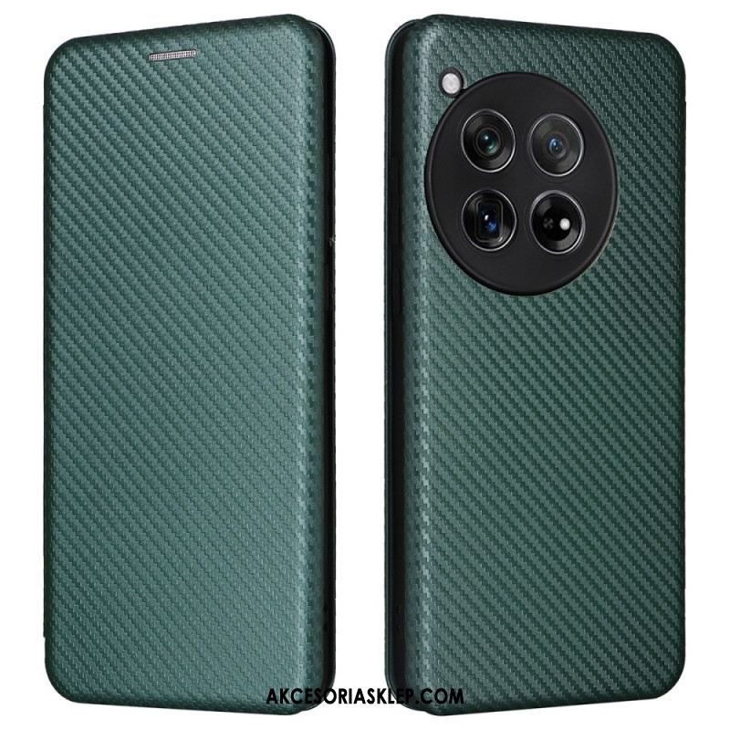 Flip Kotelot Oneplus 12 5g Włókno Węglowe
