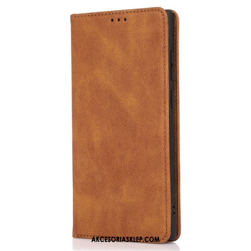 Flip Kotelot Samsung Galaxy S24 Ultra 5g Efekt Zamszu Etui Ochronne