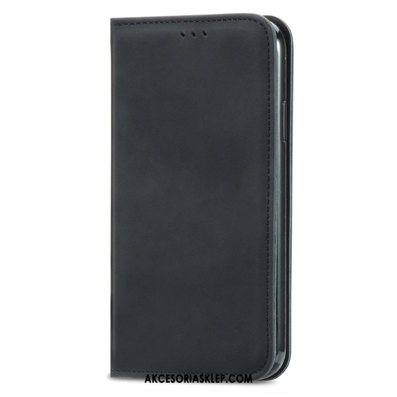 Flip Kotelot Xiaomi 14t Etui Na Telefon Zamszowy Styl