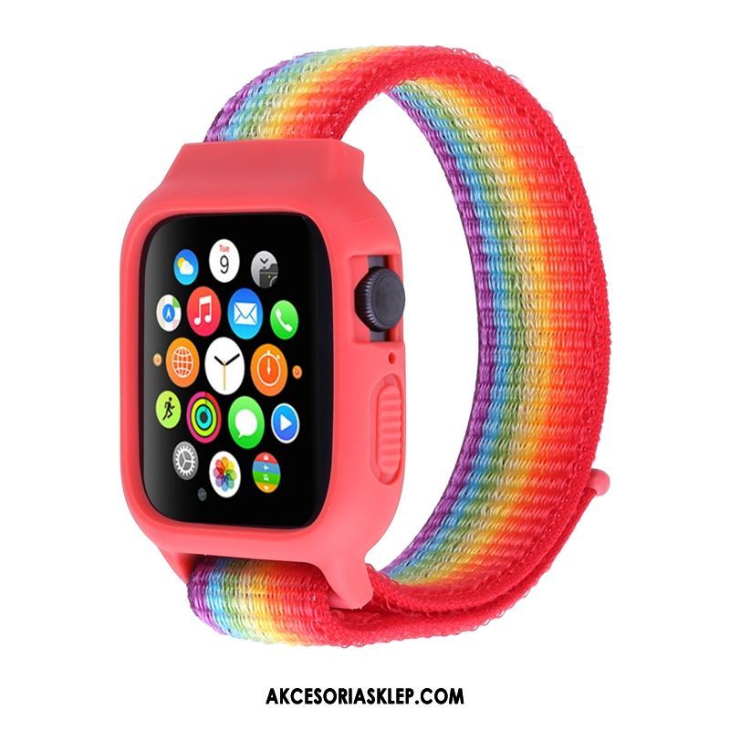 Futerał Apple Watch Series 3 Ochraniacz Nylon Czerwony Etui Dyskont