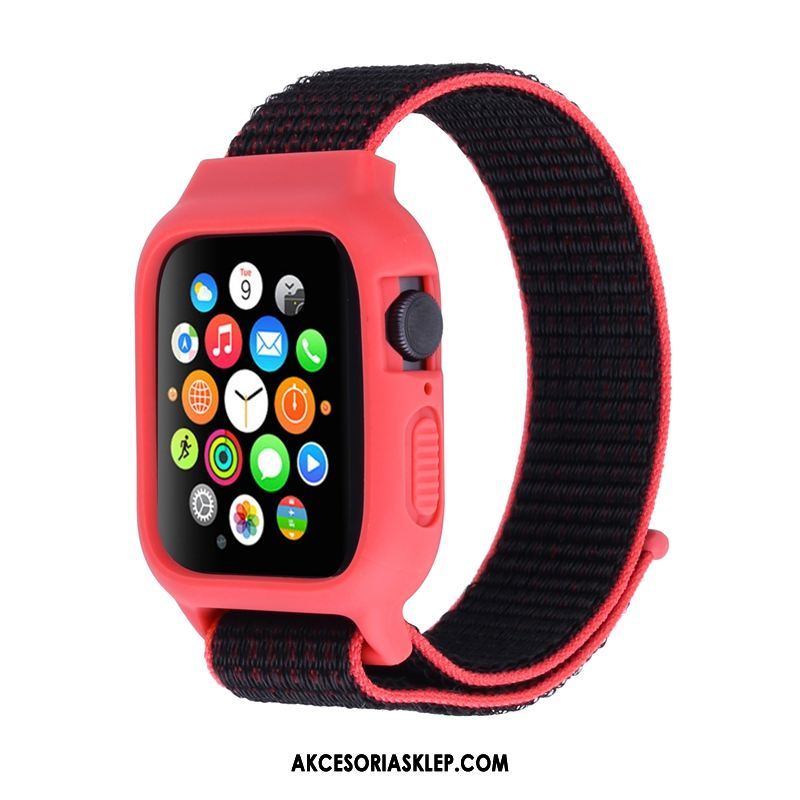 Futerał Apple Watch Series 3 Ochraniacz Nylon Czerwony Etui Dyskont