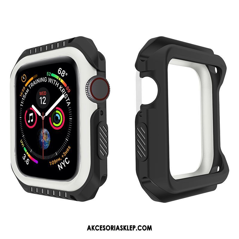 Futerał Apple Watch Series 4 Czerwony Ochraniacz Akcesoria Silikonowe Bicolored Obudowa Kupię