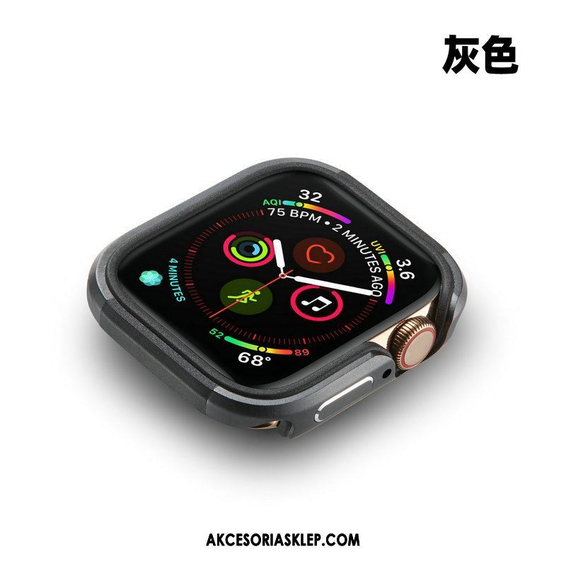 Futerał Apple Watch Series 4 Metal Granica Anti-fall Ochraniacz Złoto Etui Online