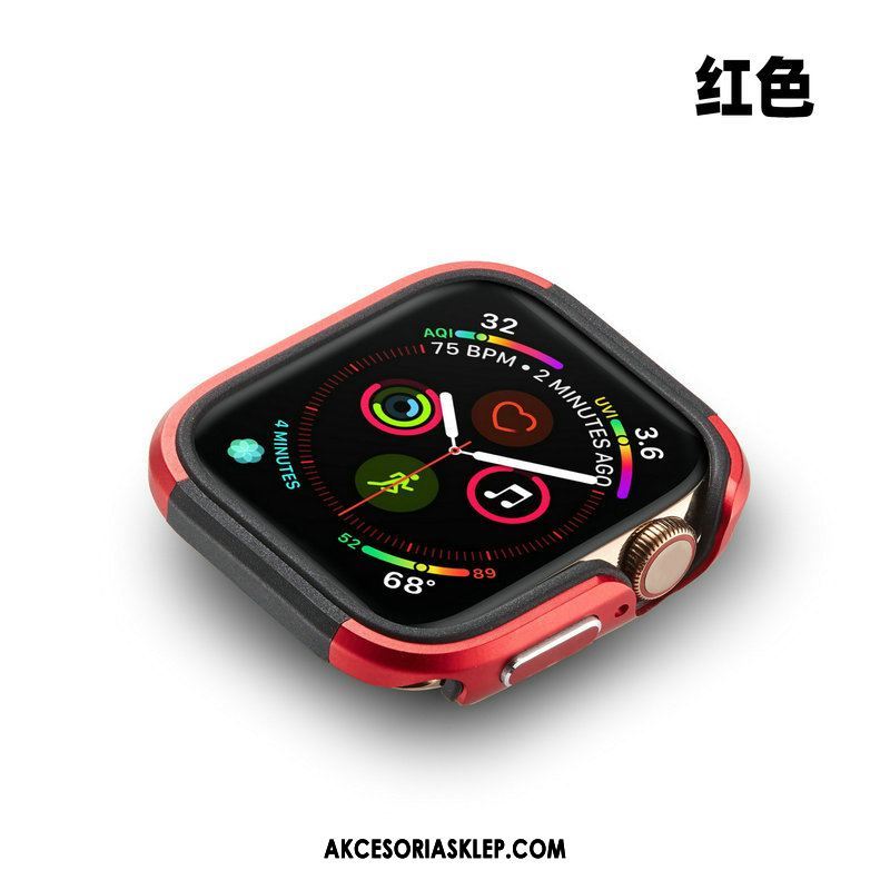 Futerał Apple Watch Series 4 Metal Granica Anti-fall Ochraniacz Złoto Etui Online