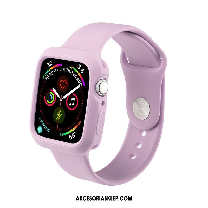 Futerał Apple Watch Series 4 Wodoodporny Ochraniacz Czerwony Silikonowe Osobowość Etui Tanie