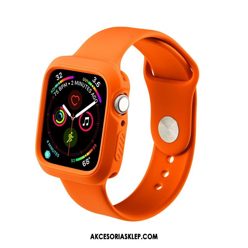 Futerał Apple Watch Series 4 Wodoodporny Ochraniacz Czerwony Silikonowe Osobowość Etui Tanie