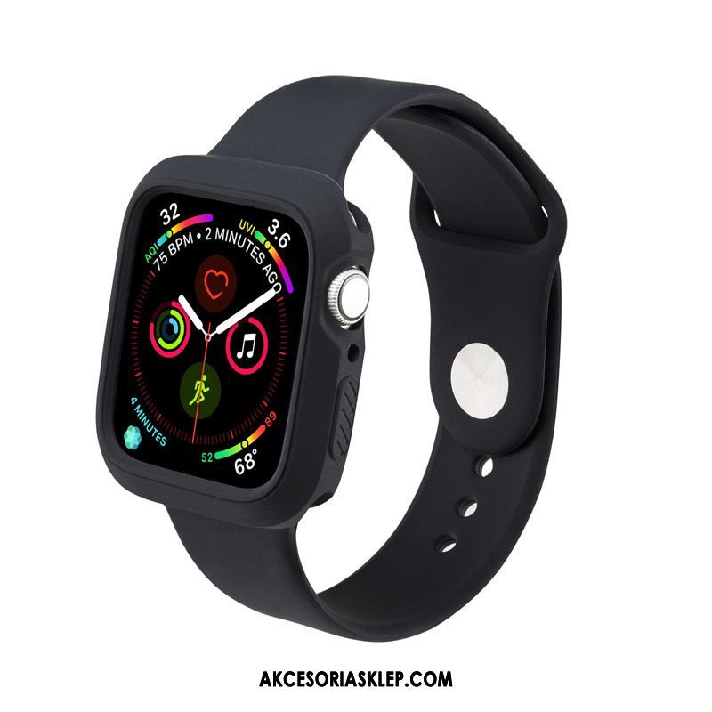 Futerał Apple Watch Series 4 Wodoodporny Ochraniacz Czerwony Silikonowe Osobowość Etui Tanie