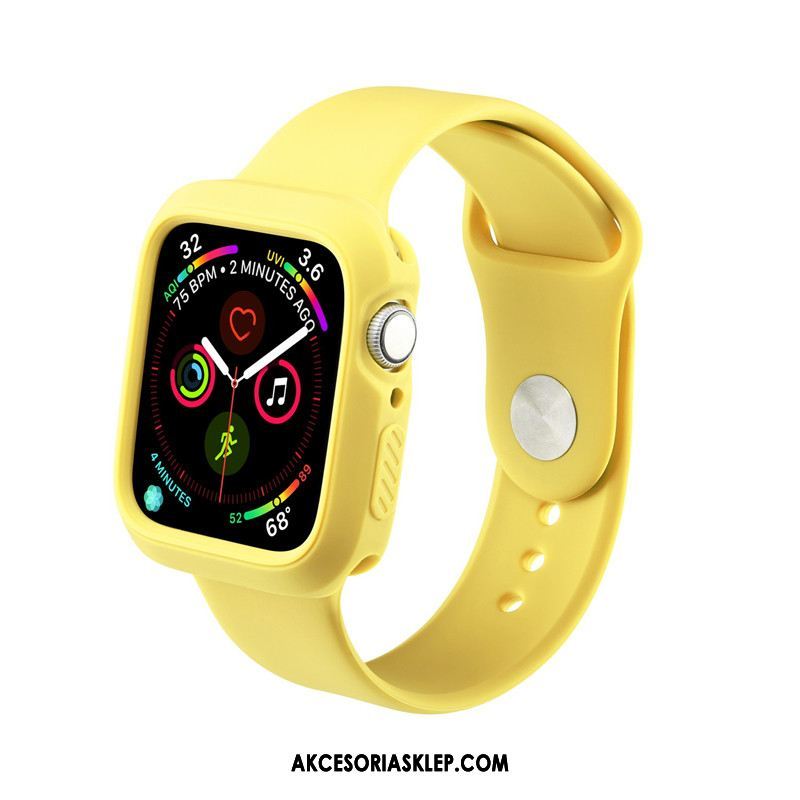 Futerał Apple Watch Series 4 Wodoodporny Ochraniacz Czerwony Silikonowe Osobowość Etui Tanie