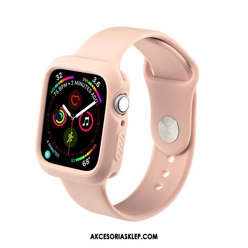 Futerał Apple Watch Series 4 Wodoodporny Ochraniacz Czerwony Silikonowe Osobowość Etui Tanie