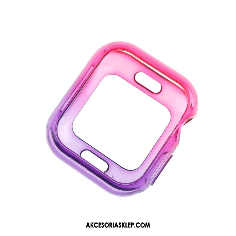 Futerał Apple Watch Series 5 Przezroczysty Gradient Ochraniacz Anti-fall Tendencja Etui Online