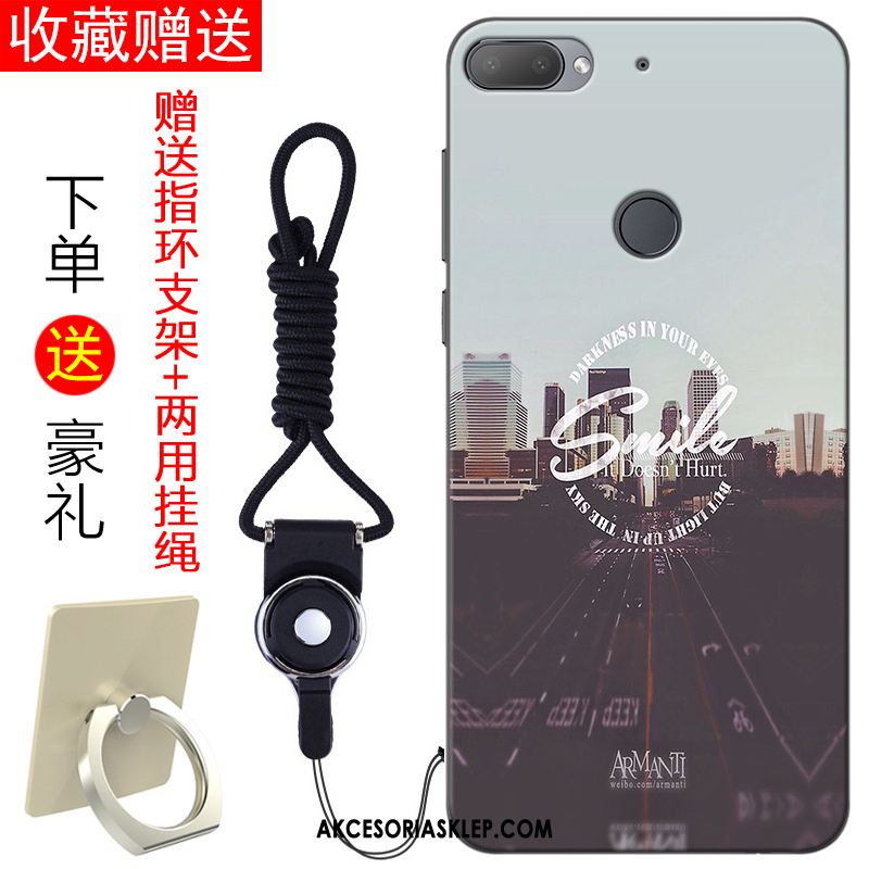 Futerał Htc Desire 12+ Czarny Tendencja Anti-fall All Inclusive Silikonowe Etui Sprzedam