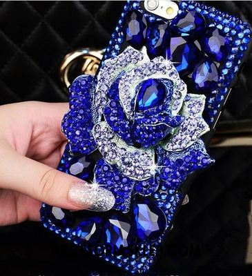 Futerał Htc Desire 12 Telefon Komórkowy Modna Marka Czerwony Netto Rhinestone Luksusowy Obudowa Sklep