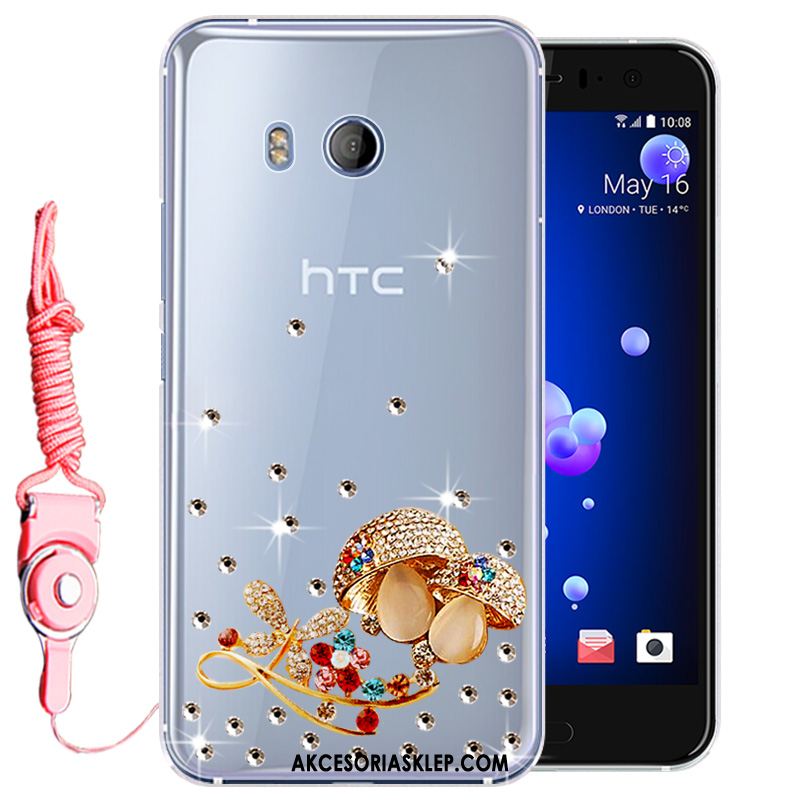 Futerał Htc U11 Ochraniacz Różowe Silikonowe All Inclusive Anti-fall Etui Tanie