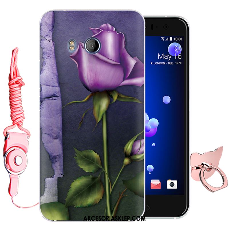 Futerał Htc U11 Silikonowe Anti-fall Purpurowy Miękki All Inclusive Etui Tanie