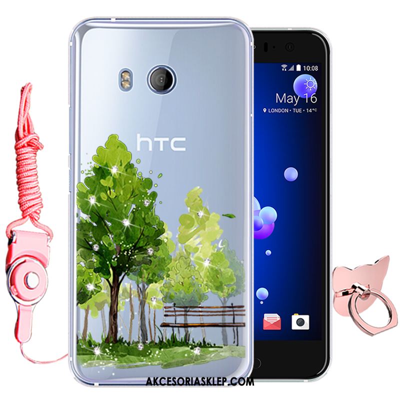 Futerał Htc U11 Silikonowe Anti-fall Purpurowy Miękki All Inclusive Etui Tanie