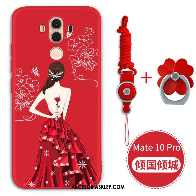 Futerał Huawei Mate 10 Pro Czerwony Ochraniacz Cienkie Miękki Telefon Komórkowy Obudowa Tanie