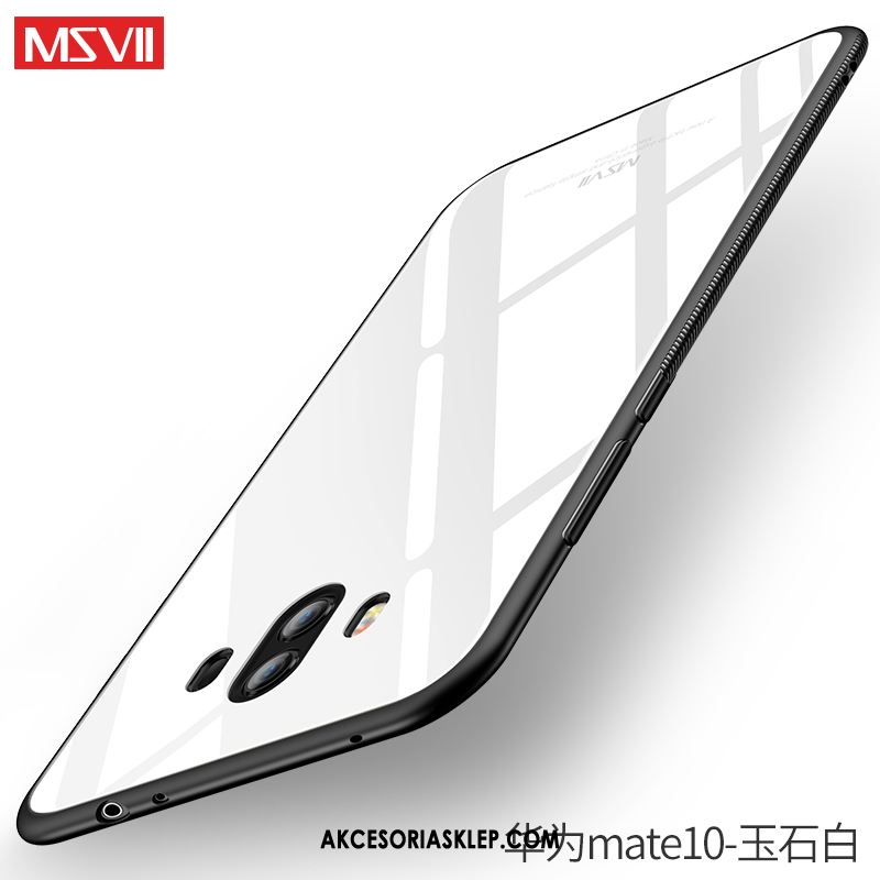 Futerał Huawei Mate 10 Szkło Tylna Pokrywa Proste Biały Telefon Komórkowy Obudowa Kupię