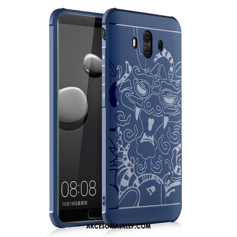 Futerał Huawei Mate 10 Wzór Smoka Miękki All Inclusive Szary Jasny Pokrowce Sprzedam