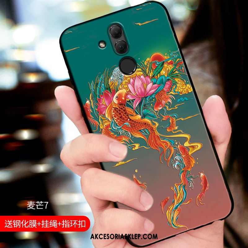 Futerał Huawei Mate 20 Lite Osobowość Miękki Nowy Relief Nubuku Pokrowce Sprzedam