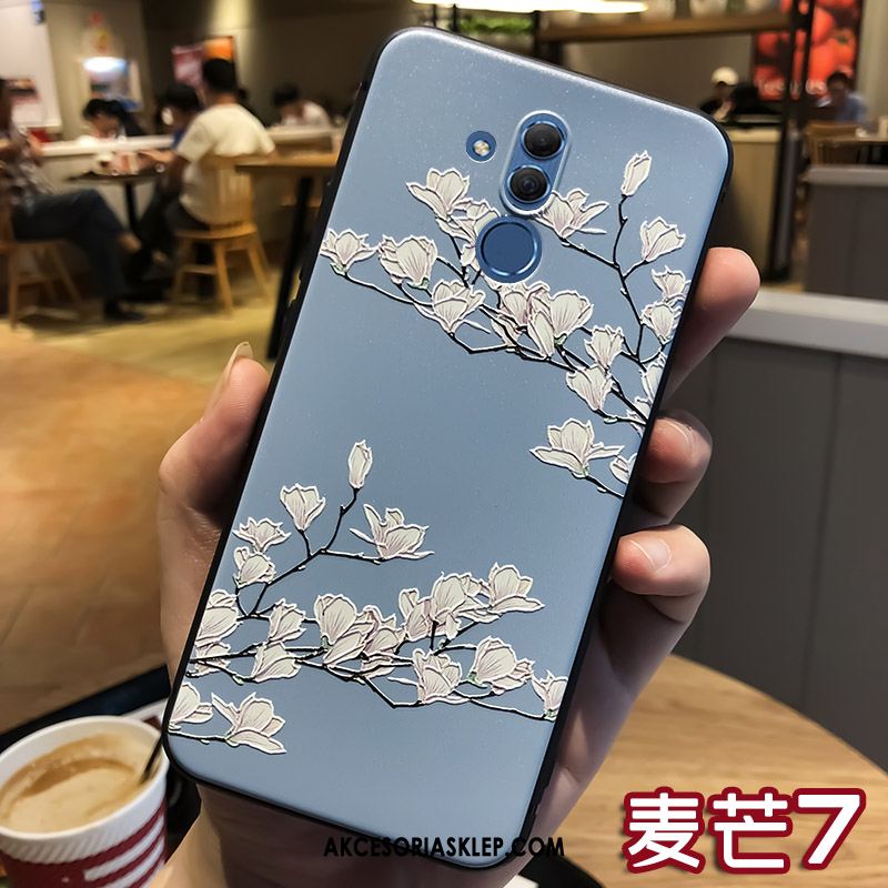 Futerał Huawei Mate 20 Lite Relief Silikonowe Nubuku Miękki Wiszące Ozdoby Pokrowce Tanie