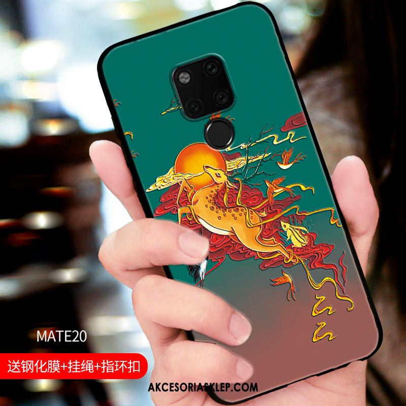 Futerał Huawei Mate 20 Modna Marka Tendencja Niebieski Wiszące Ozdoby Anti-fall Etui Tanie