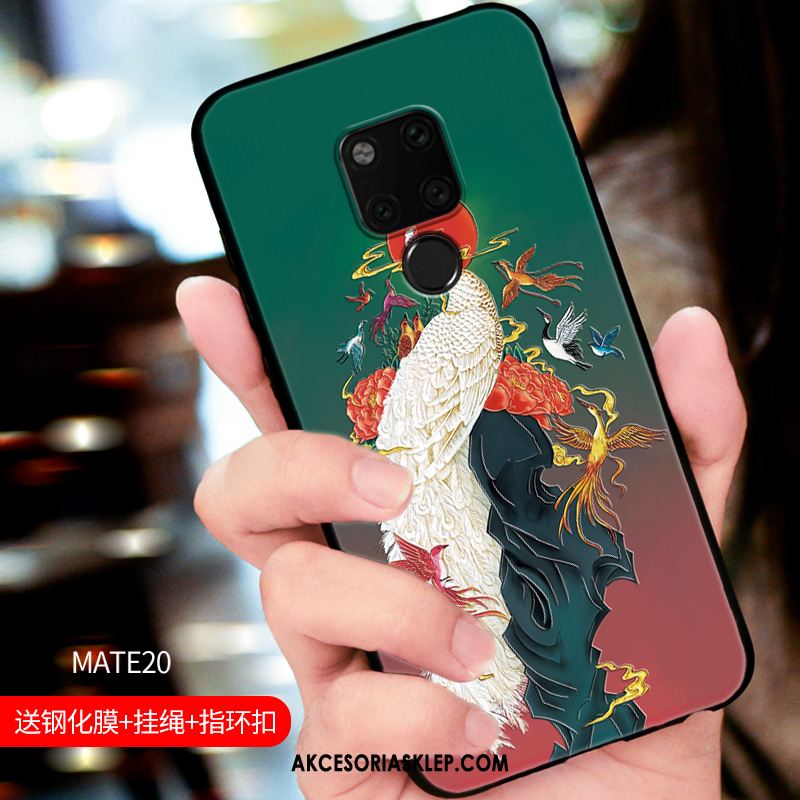 Futerał Huawei Mate 20 Modna Marka Tendencja Niebieski Wiszące Ozdoby Anti-fall Etui Tanie