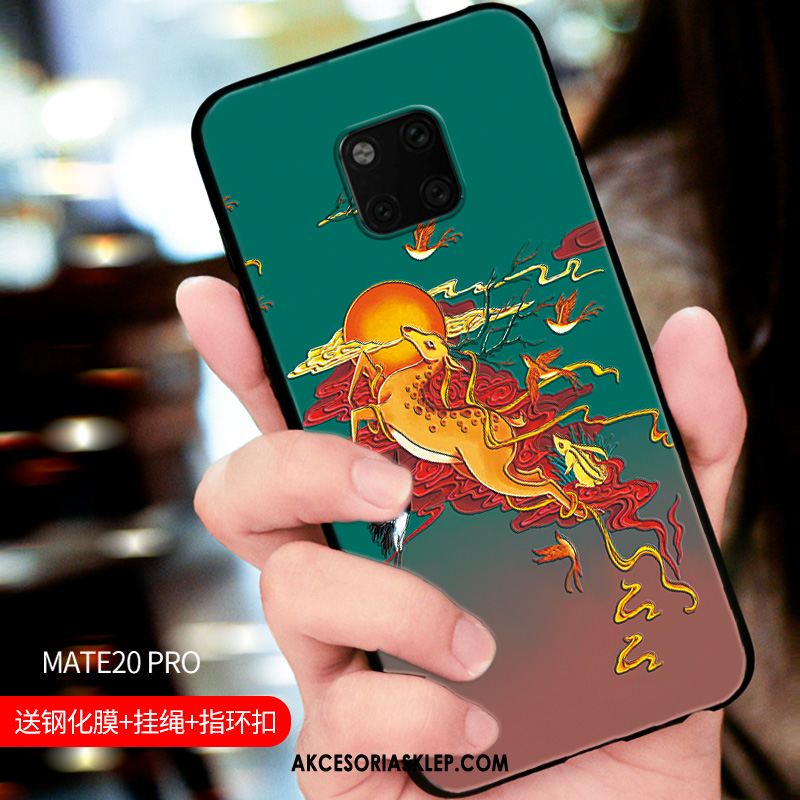 Futerał Huawei Mate 20 Modna Marka Tendencja Niebieski Wiszące Ozdoby Anti-fall Etui Tanie