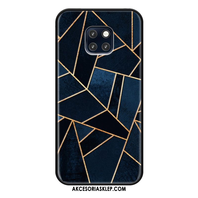 Futerał Huawei Mate 20 Pro Moda Ochraniacz Niebieski Geometria Trójwymiarowy Obudowa Tanie