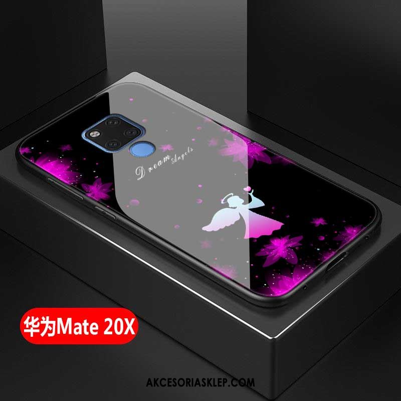 Futerał Huawei Mate 20 X Anti-fall Osobowość Silikonowe Miękki Szkło Hartowane Etui Tanie