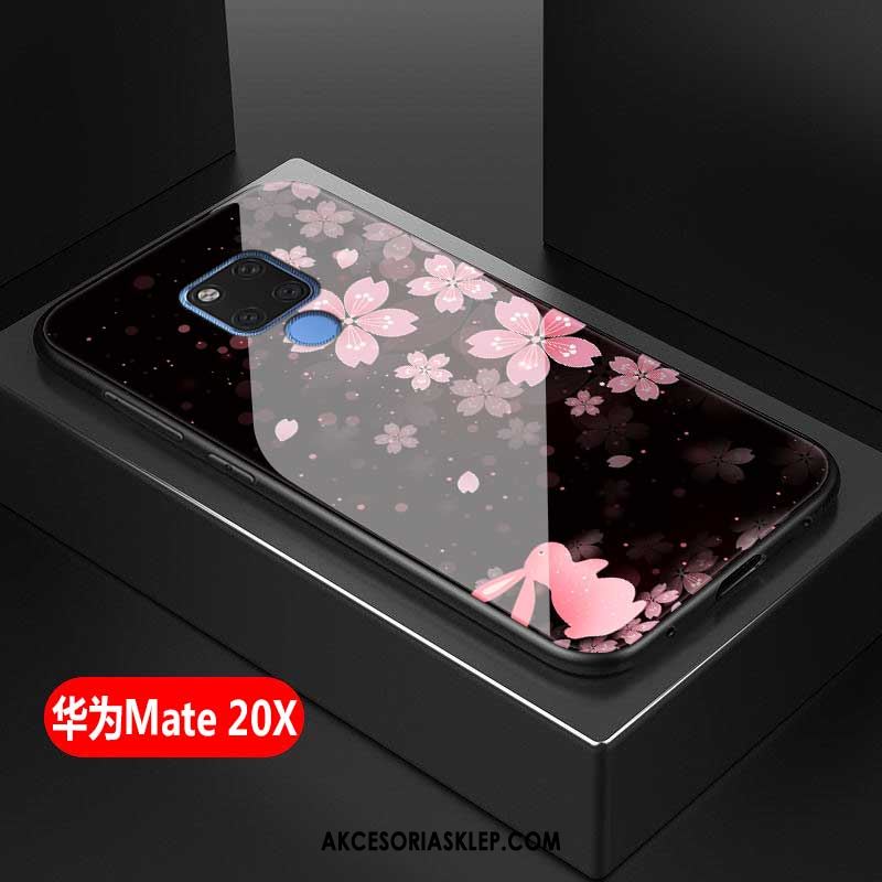 Futerał Huawei Mate 20 X Anti-fall Osobowość Silikonowe Miękki Szkło Hartowane Etui Tanie