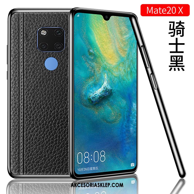 Futerał Huawei Mate 20 X Czerwony Netto Nowy Ochraniacz Skórzany Futerał Modna Marka Etui Tanie