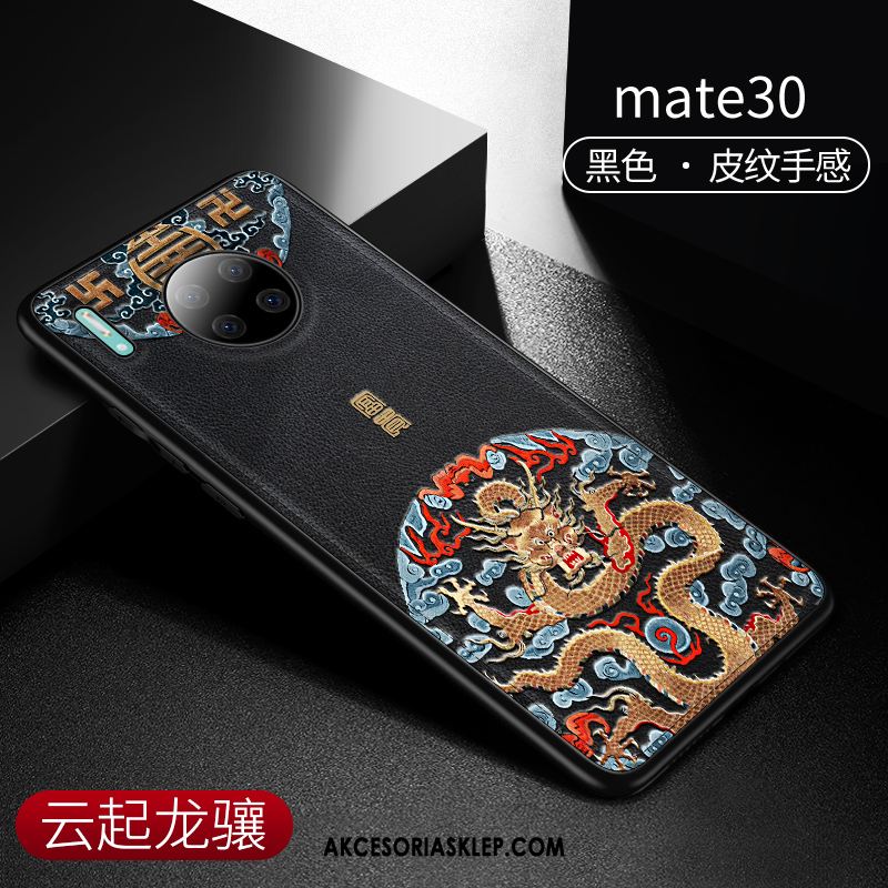 Futerał Huawei Mate 30 All Inclusive Anti-fall Cienkie Skóra Zielony Etui Sklep