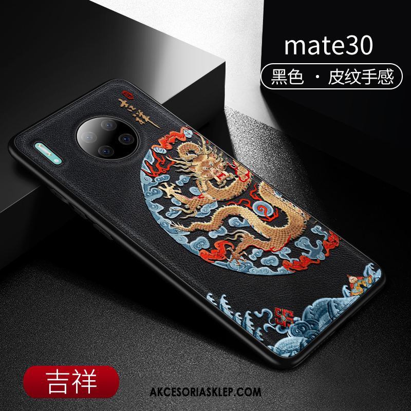 Futerał Huawei Mate 30 All Inclusive Anti-fall Cienkie Skóra Zielony Etui Sklep