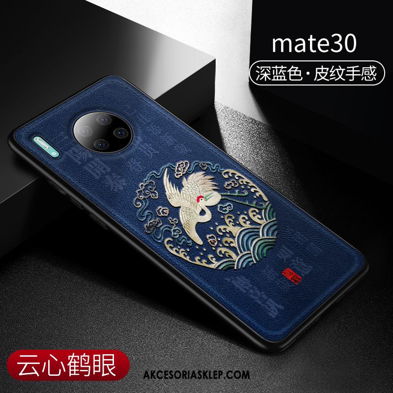 Futerał Huawei Mate 30 All Inclusive Anti-fall Cienkie Skóra Zielony Etui Sklep