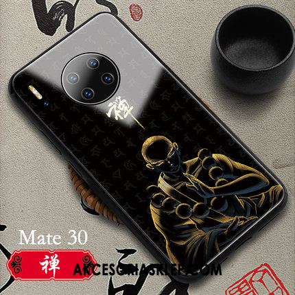 Futerał Huawei Mate 30 Biały Chiński Styl Oryginalne Telefon Komórkowy Szkło Pokrowce Dyskont