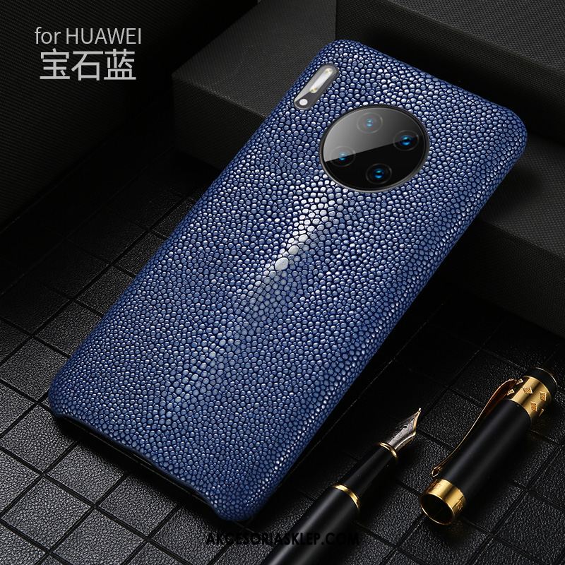 Futerał Huawei Mate 30 Classic Prawdziwa Skóra Torby Czarny Anti-fall Etui Kup