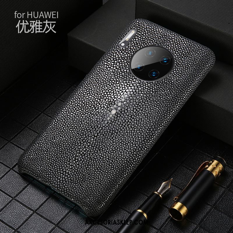 Futerał Huawei Mate 30 Classic Prawdziwa Skóra Torby Czarny Anti-fall Etui Kup