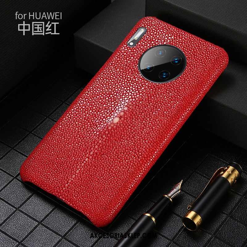 Futerał Huawei Mate 30 Classic Prawdziwa Skóra Torby Czarny Anti-fall Etui Kup